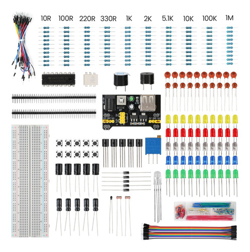 Kit De Inicio De Componentes Para Arduino Y Raspberry Pi