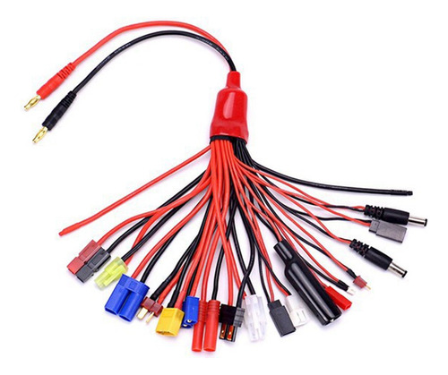 Cargador De Batería Rc Lipo 19 En 1 Y Adaptador De Cable Div