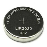 Bateria Cr2032 Recarregavel Li-ion 3,6v