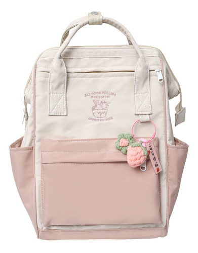 Mochila Kawaii Hidrófugo Colegio Niña Linda Peluche Bolso