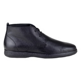 Botin Negro Hombre Gino Cherruti Piel Graneada Confort 3401 