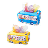 Caja De Pañuelos Para Bebés, Cajón De Autobús Con Toallas De