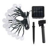 8 Modos Luz Solar Cuerda Led Burbuja Cuentas Redondas