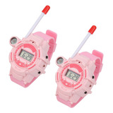 2pcs Walkie Talkies Reloj Niños Reloj Radio Al Aire Libre .