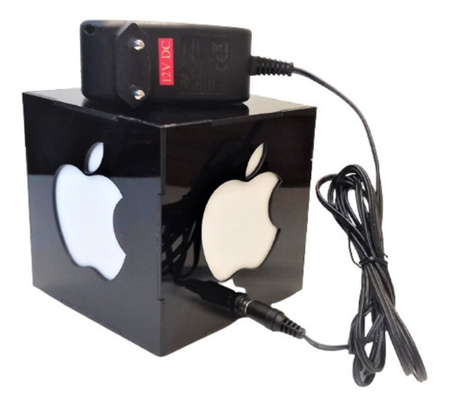 Mini Luminarias Expositoras Diversas Marcas P/ Lojas C/ Led Cor Da Estrutura Apple