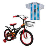 Bicicleta Rodado 16 Para Niños Cross Rueditas Canasto Love