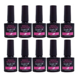 Removedor Magic Esmalte Em Gel Unhas Lirió 10 Unidades 12ml