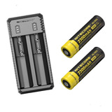 Cargador De Baterias Nitecore 2 Slot De Carga Ui2+2 Baterias