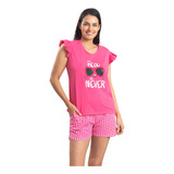 Pijama Mujer Joven Lola Verano Short Y Polera Pabilos S M L