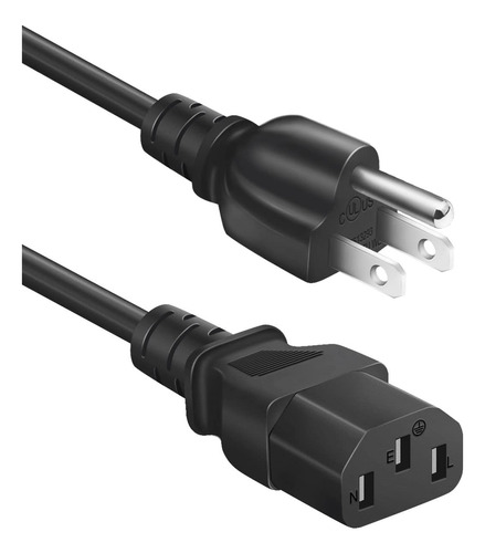 Cable De Alimentación De Computadora De 6 Pies Para Dell Opt