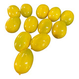 24 Mini Limão Siciliano Toque Real Fruta Artificial Realista