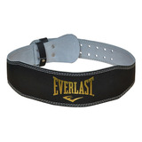 Cinturon De Pesas Cuero Everlast Negro