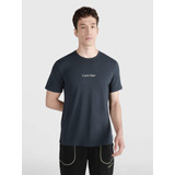 Playera De Pijama Azul Calvin Klein Modern Structure Hombre