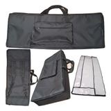 Capa Bag Teclado Casio Ct-x3000 Master Luxo Bk + Cobertura