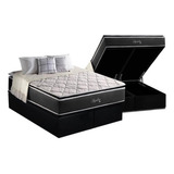 Cama Baú Queen: Colchão Anatômico Anjos D28/ag65 Star+box C