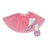 Media Puntas Rosa Fucsia Ballet + Tutu Danza Soko