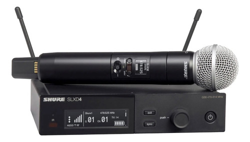 Micrófono Inalámbrico Shure Slxd24ar/sm58-g58  Mic De Mano