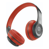 Audífonos Inalámbricos Bluetooth Over Ear  Rojo Mlab