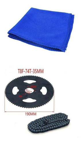 Piñón Trasero T8f-74t De 35 Mm Para Minimoto