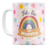 Taza Ceramica Dia Del Maestro Personalizada Con Nombre #1