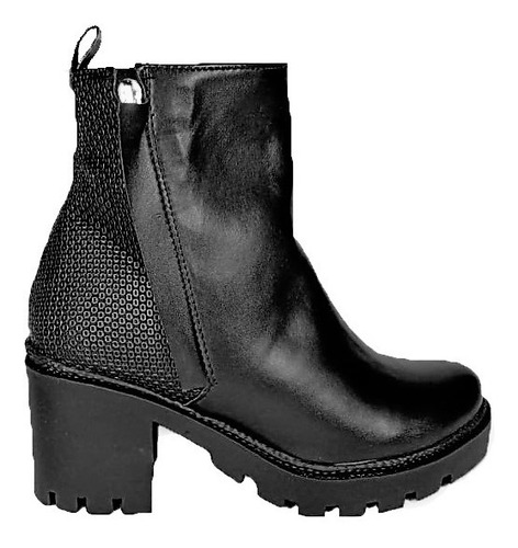 Botines Botas Para Mujer Dama Tacon Negros Altos Elegantes