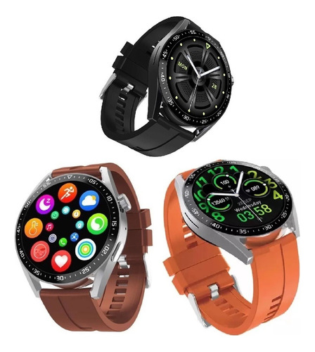 Relógio Smartwatch Hw28 Redondo Laranja Lançamento Original