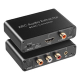 1 Extractor De Audio Conversor Dac De 192 Khz Arc Audio