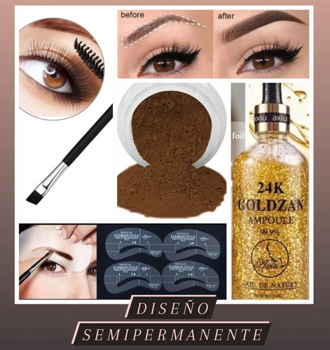 Kit Henna Para Cejas Y 2 Rimel Mir 