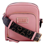 Bolsa Guess Florizel Mini Crossbody Pink