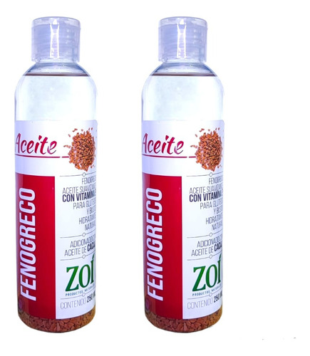 2 Aceite Fenogreco Aument 250ml - mL a $110