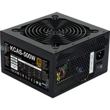 Fonte Kcas 500w 80 Plus Bronze 500w Aerocool Black 110/220v