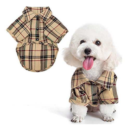 Camisa Para Perros Pequeños - Ropa Disfraz De Solapa De Gato