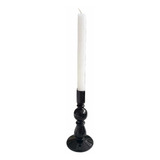 Candelabro Nordico De Vidrio Negro