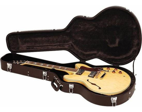 Case P/guitarra Hollow Curvo Color Bk Rockcase