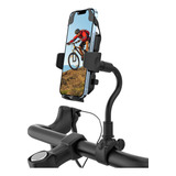 Soporte Telefono Para Bicicleta Brazo Flexible Cuello Cisne