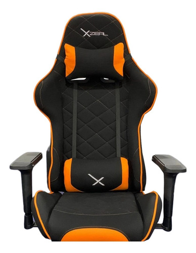 Silla Gamer Xzeal Xz25 Naranja Xzsxz25o