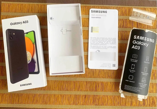 Caixa Vazia Compatível Samsung Galaxy A03 A04s Completa