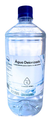 Água Deionizada (ou Desmineralizada) 1000ml Pronta Entrega