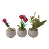 Planta Suculenta Artificial | Pequeña | Decoración | Pack X4