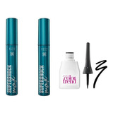 Delineador Liquido + 2 Mascara Cilios Rimel Avon