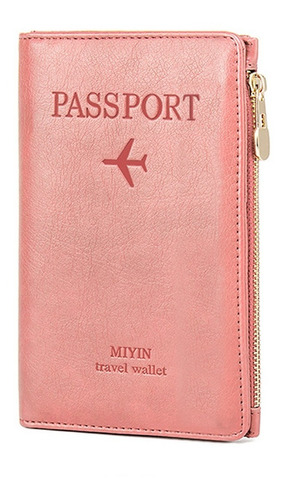 Porta Pasaporte Travel Wallet Moda Documento Hombres Y Mujer