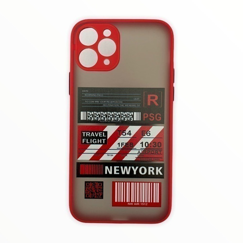 Funda Case Generica P/ iPhone Boleto Ticket Avion New York