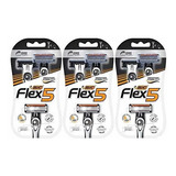 Maquinilla De Afeitar Desechable Bic Flex 5 Para Hombre De 5