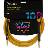 Cable Fender Glow In The Dark 3m Amarillo