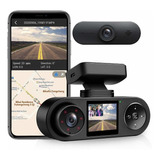 Coxpal Dual Dash Cam Con Gps, Wifi, Supercapacitor, Frontal 