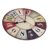 Reloj De Pared Vintage De Madera Para Cocina Y Oficina, Prec