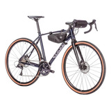 Bicicleta Gravel Sense Versa Gr Comp 2025 Shimano Sora 18v Cor Azul Tamanho Do Quadro 58 [186m-195m