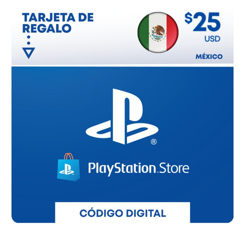 Tarjeta  Playstation México - 25 Usd Psn Código Digital