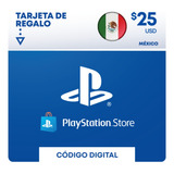 Tarjeta  Playstation México - 25 Usd Psn Código Digital