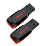 2 Uni. Pen Drive Sandisk 32gb Para Computador 